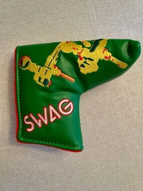 Swag golf putter headcover - Sloan Castings - Arkansas Masters theme